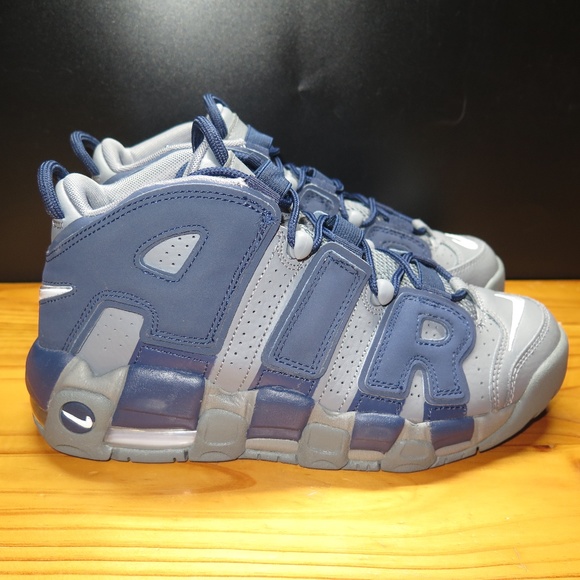gray and blue uptempo